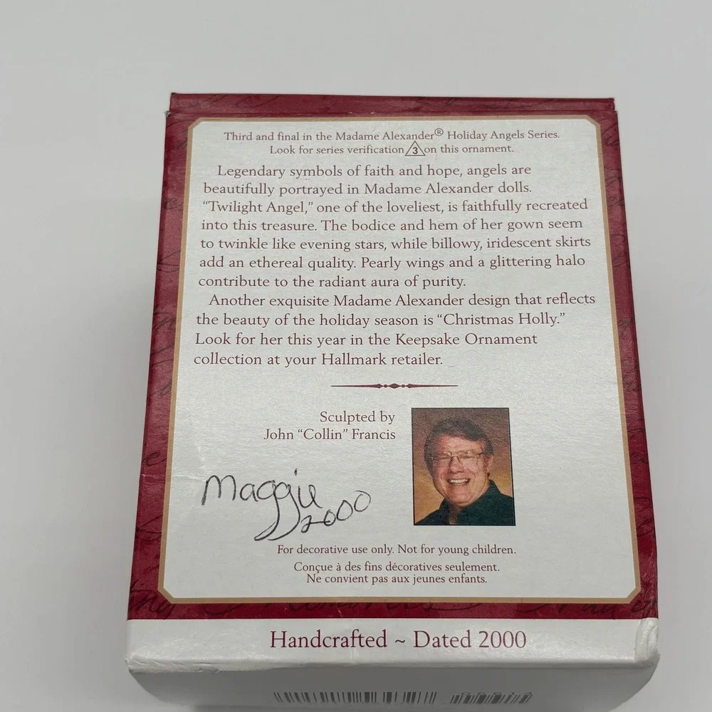 Hallmark Keepsake Twilight Angel Madame Alexander Angels Collector Series‎ 2000